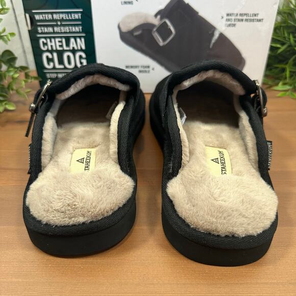 Staheekum Women's Chelan Memory Foam Slip On Clogs Black Size 8 - Picture 6 of 7